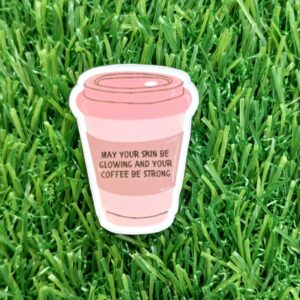 Strong coffee sticker