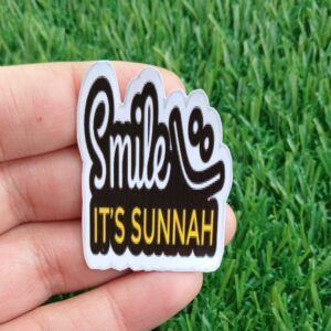 Smile its sunnah sticker