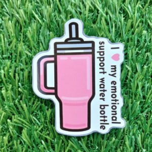 Emotional support water - sticker