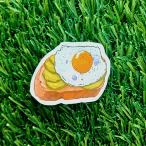 Avocado toast sticker