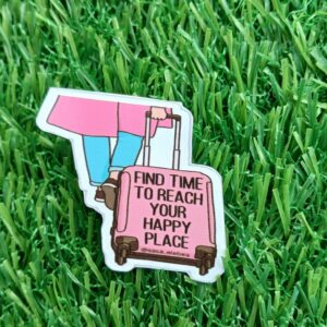Happy place - sticker